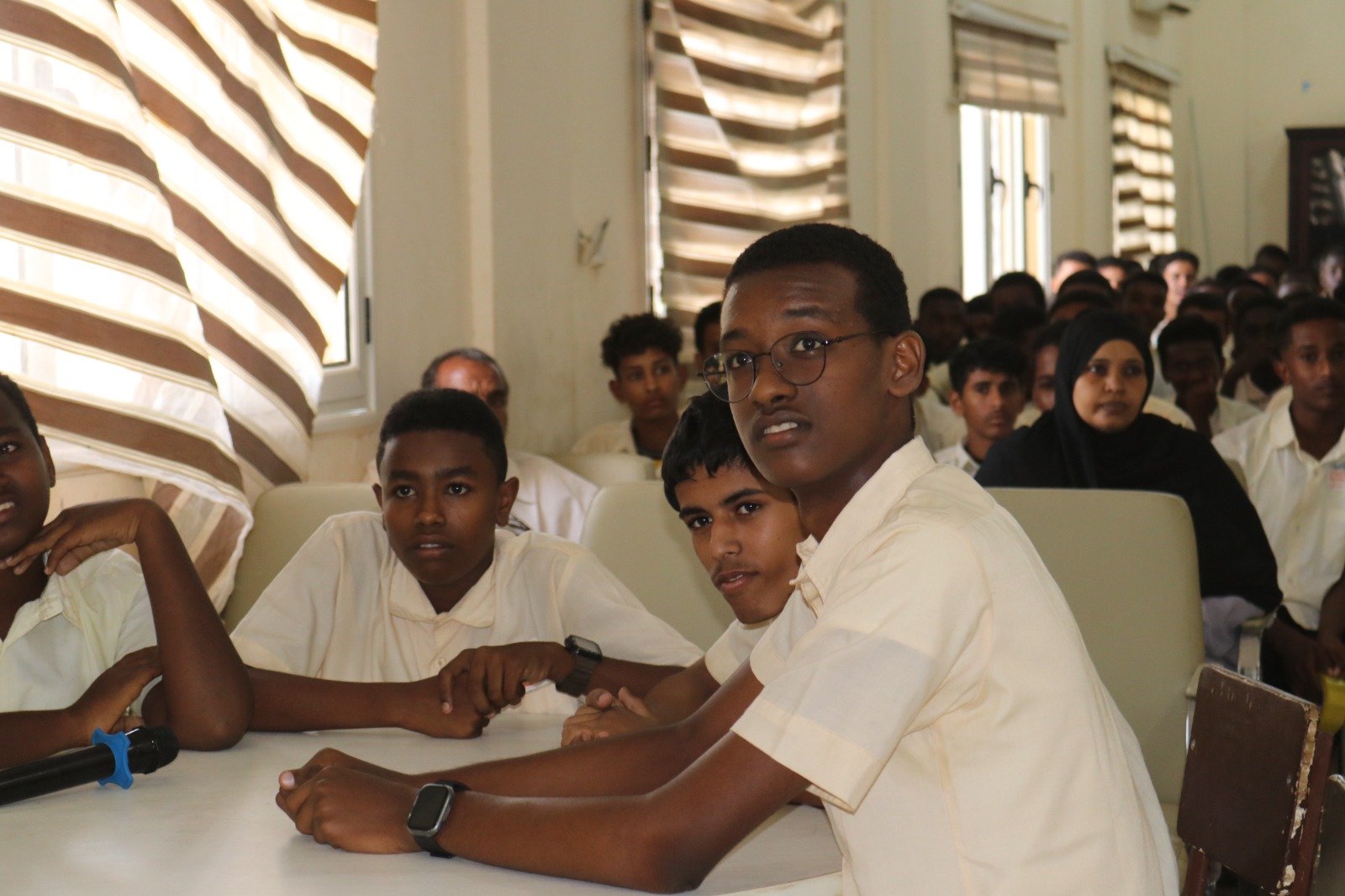 جانب من فعاليات المسابقة الأكاديمية للمرحلة الثانوية